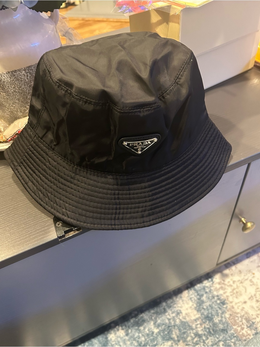 Black Prada Bucket Hat